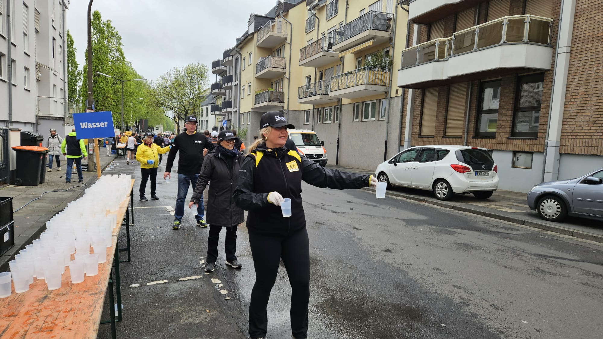 Verpflegungsstand Post-Marathon Bonn