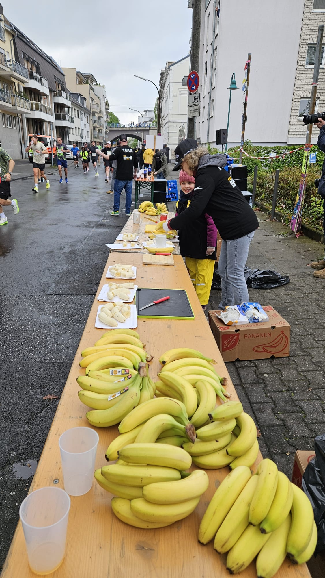 Verpflegungsstand Post-Marathon Bonn